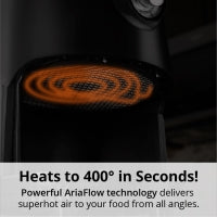 Aria Premium 2 Qt. Retro Style Ceramic Air Fryer
