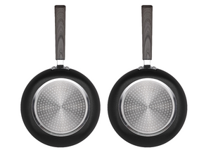 12 Inch Classic Non-stick Fry Pan with LIDS (2 PACK)